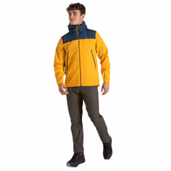 Craghoppers Mens Vanth Waterproof Jacket - XL, Warbler Yellow/Blue Stone