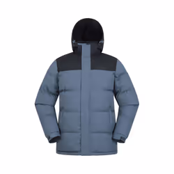 Mountain Warehouse Mens Snow Borg Lined Padded Jacket - XS, Grey