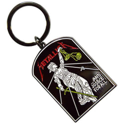 Metallica And Justice For All Tombstone Enamel Keyring