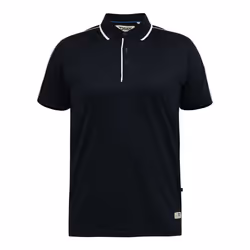 Duke Mens D555 Sussex Tipped Jersey Contrast Piping Kingsize Polo Shirt - 5XL, Dark Navy