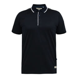 Duke Mens D555 Sussex Tipped Jersey Contrast Piping Kingsize Polo Shirt - 5XL, Dark Navy