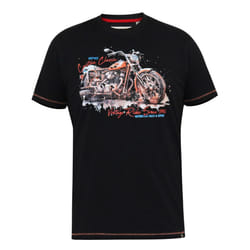 Duke Mens D555 Lorne Motorbike Crew Neck T-Shirt