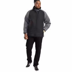 Duke Mens D555 Highampton Kingsize Padded Jacket - 4XL, Black/Charcoal
