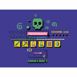 Minecraft Respawn Canvas Print
