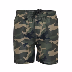 Duke Mens D555 Kody Camo All-Over Print Kingsize Swim Shorts - 4XL, Camo Green