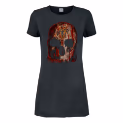 Amplified Womens/Ladies World Sacrifice T-Shirt Dress - M, Charcoal