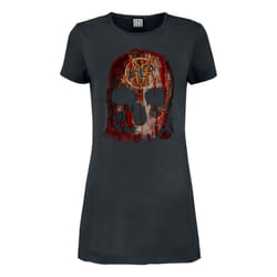Amplified Womens/Ladies World Sacrifice T-Shirt Dress - M, Charcoal
