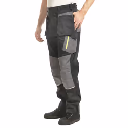Goodyear Mens Detachable Holster Pocket Work Trousers - 32R, Black