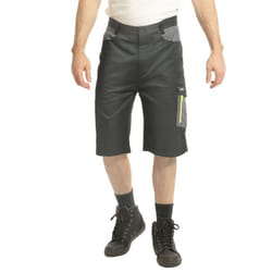 Goodyear Mens Multi Pocket Cargo Shorts - 36R, Black/Grey