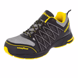 Goodyear Mens Safety Shoes - 4 UK, Black/Yellow