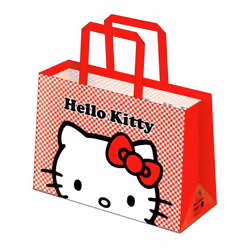 Hello Kitty Peeking Reusable Tote Bag