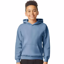 Gildan Childrens/Kids Fleece Midweight Hoodie - XS, Stone Blue