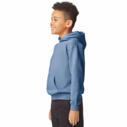 Gildan Childrens/Kids Fleece Midweight Hoodie - XS, Stone Blue