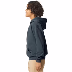 Gildan Childrens/Kids Fleece Midweight Hoodie - L, Dark Heather