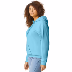 Gildan Unisex Adult Softstyle Fleece Midweight Hoodie - 3XL, Sky
