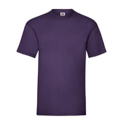 Fruit of the Loom Mens Valueweight T-Shirt - L, Purple