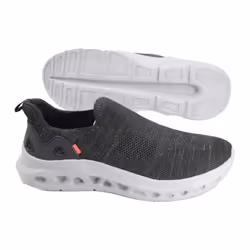 Duke Mens D555 Carlisle 1 Slip-on Wide Shoes - 12 UK Wide, Black