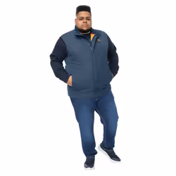 Duke Mens D555 Felipe 2 Front Zip Padded Kingsize Gilet - 6XL, Navy
