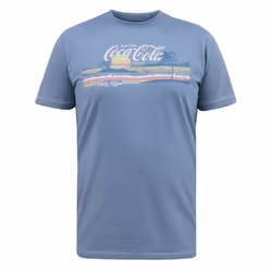 Duke Mens D555 Norfolk Beach Scene Coca Cola T-Shirt - XL, Denim Marl