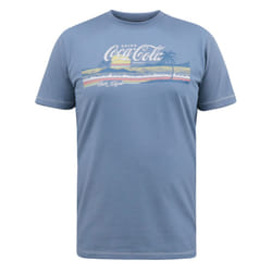 Duke Mens D555 Norfolk Beach Scene Coca Cola T-Shirt - XL, Denim Marl