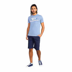 Duke Mens D555 Norfolk Beach Scene Coca Cola T-Shirt - XL, Denim Marl