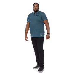 Duke Mens D555 Troy Textured Kingsize Polo Shirt - 5XL, Teal