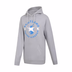Mountain Warehouse Womens/Ladies Scottish Flag Overhead Hoodie - XL, Light Grey