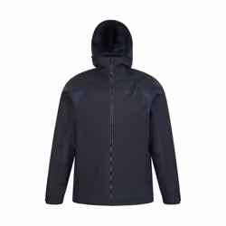 Mountain Warehouse Mens Mist 3 in 1 Waterproof Jacket - S, Black
