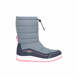Mountain Warehouse Childrens/Kids Frosty Adaptive Fleece Lined Ski Boots / Snow Boots - 1 UK, Grey