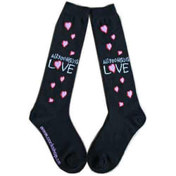 The Beatles Womens/Ladies All You Need Is Love Knee High Socks