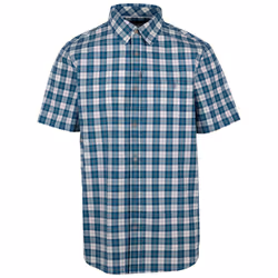 Trespass Mens Calcutt Shirt - XXL, Blue Check