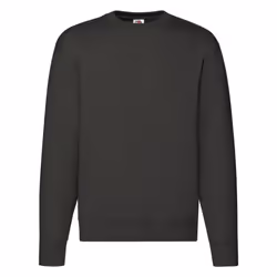 Fruit of the Loom Mens Premium Set-in Sweatshirt - L, Charcoal