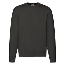 Fruit of the Loom Mens Premium Set-in Sweatshirt - L, Charcoal