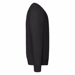 Fruit of the Loom Mens Premium Set-in Sweatshirt - L, Black