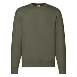 Fruit of the Loom Mens Premium Set-in Sweatshirt - L, Classic Olive
