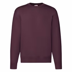 Fruit of the Loom Mens Premium Set-in Sweatshirt - L, Burgundy