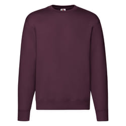 Fruit of the Loom Mens Premium Set-in Sweatshirt - L, Burgundy
