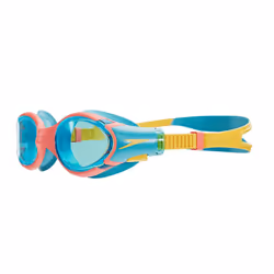 Speedo Childrens/Kids 2.0 2024 Biofuse Swimming Goggles - One Size, Blue/Yellow
