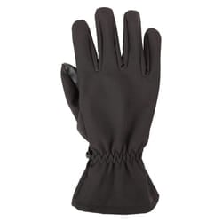 Mountain Warehouse Mens Windproof Water Repellent Winter Gloves - XL, Black