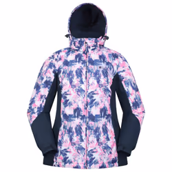 Mountain Warehouse Womens/Ladies Dawn II Printed Ski Jacket - 8 UK, Navy