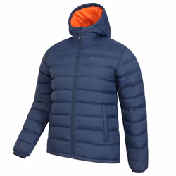 Mountain Warehouse Mens Seasons II Camo Padded Jacket - S, Blue - Additional view 2