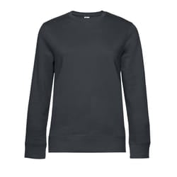 B&C Womens/Ladies Queen Crew Neck Sweatshirt - M, Asphalt