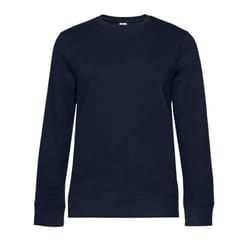 B&C Womens/Ladies Queen Crew Neck Sweatshirt - M, Navy