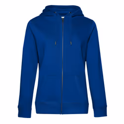 B&C Womens/Ladies Queen Full Zip Hoodie - M, Royal Blue