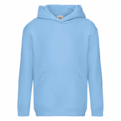 Fruit of the Loom Childrens/Kids Premium Hoodie - 7-8 Years, Sky Blue