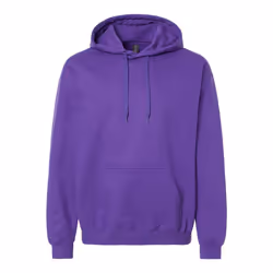 Gildan Unisex Adult Softstyle Fleece Midweight Hoodie - 3XL, Purple