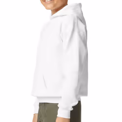 Gildan Childrens/Kids Softstyle Plain Midweight Fleece Hoodie