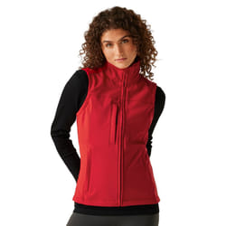 Regatta Womens/Ladies Flux Softshell Gilet - 18 UK, Classic Red