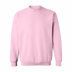 Gildan Unisex Adult Heavy Blend Crew Neck Sweatshirt - XL, Light Pink
