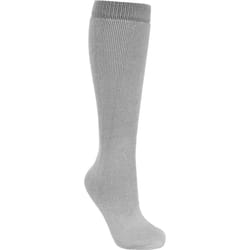 Trespass Kids Unisex Tubular Luxury Ski Tube Socks - 12 Youth/3 UK, Platinum Grey